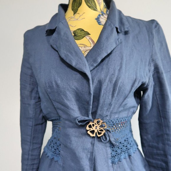 Haris Cotton Chambray Top and Skirt Set Medium - Picture 4 of 10